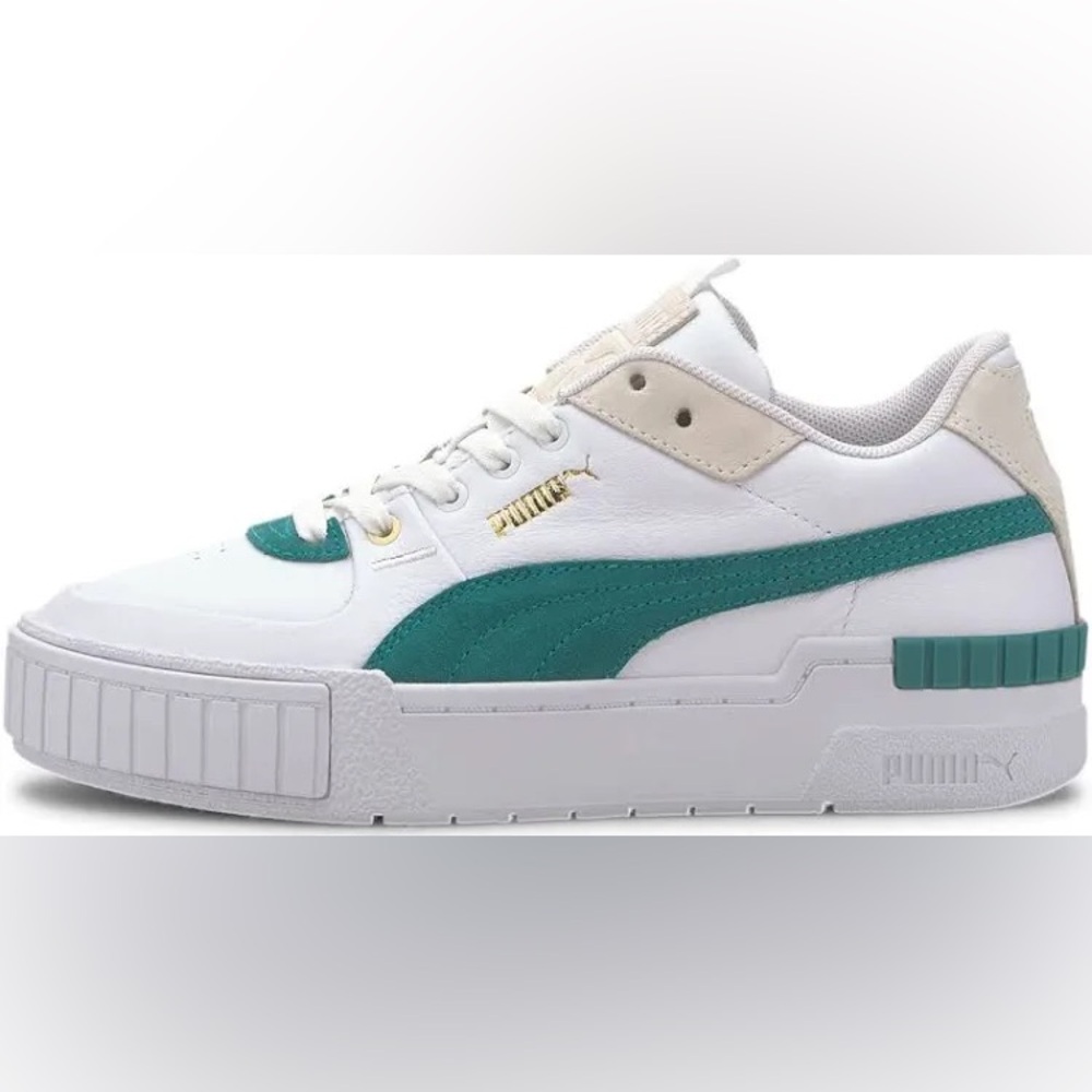 Puma Cali Sport Heritage Wn’s- white-teal green Womens:7